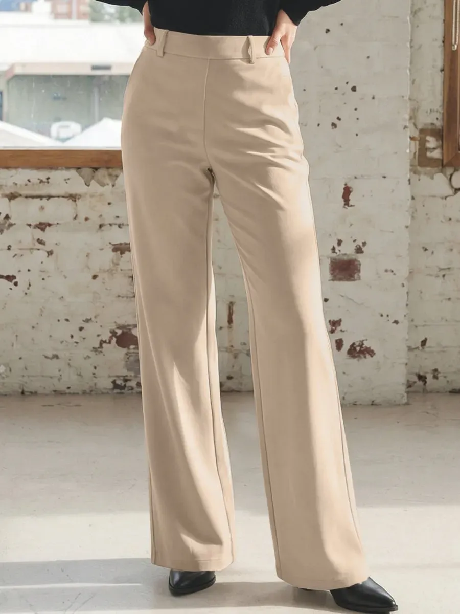 Si'èLei LG27 leggings gamba larga micropile sabbia caldo