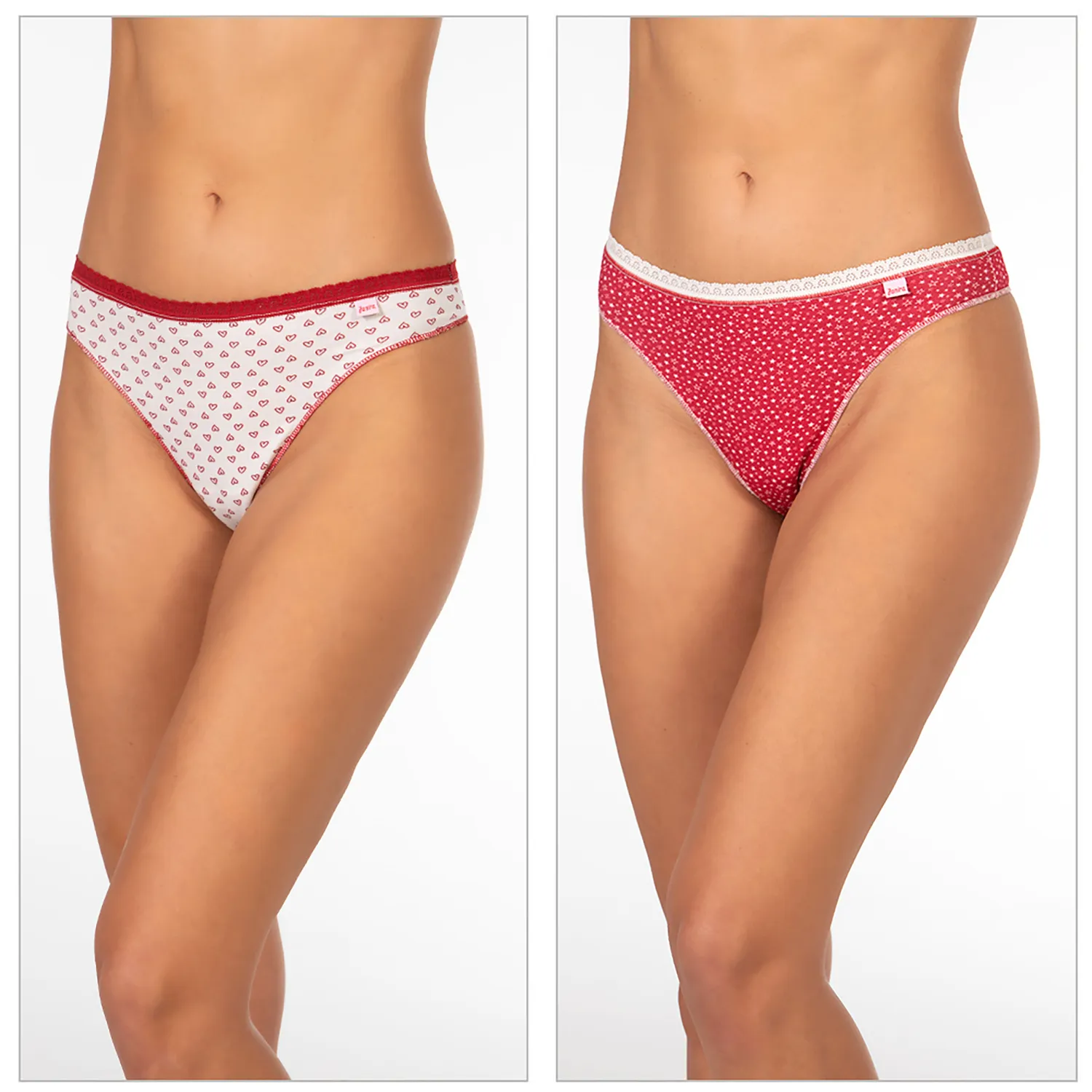 Janira Heart Cosmos tanga 2 pezzi fantasia cuore