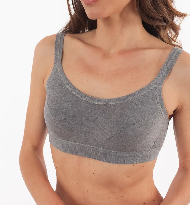 Casagin reggiseno coppa senza elastico Tencel nero