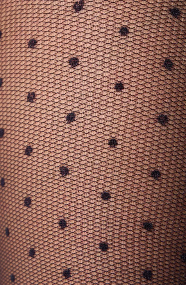 Janira Rete Pois panty slip velato a pois contenitivo