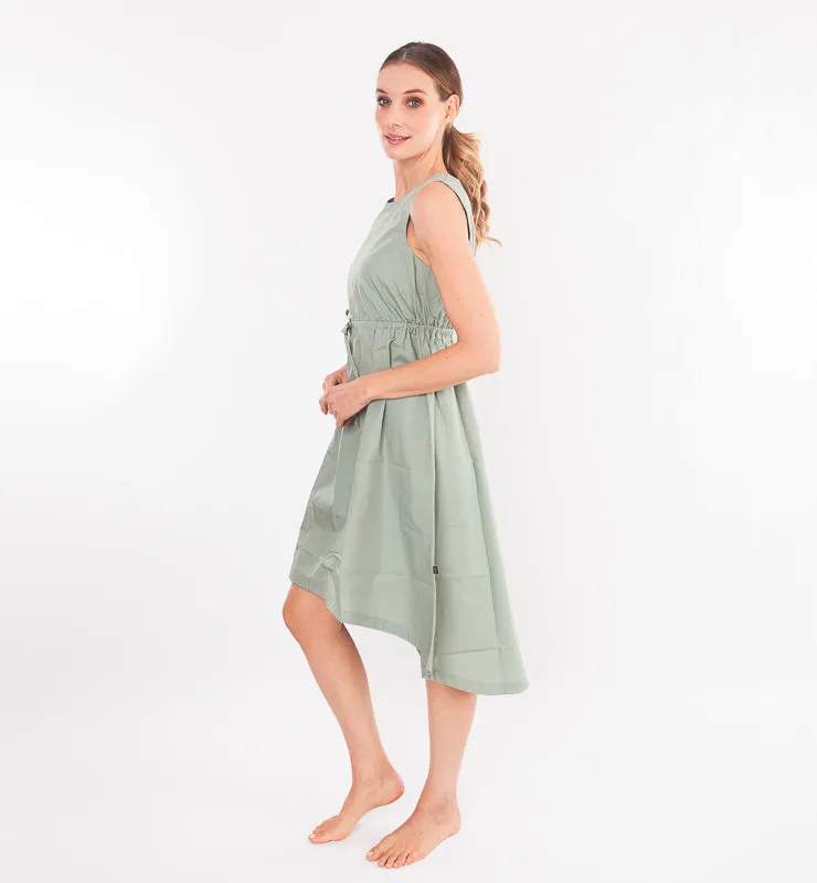 Casagin Summer abito midi menta in cotone bio