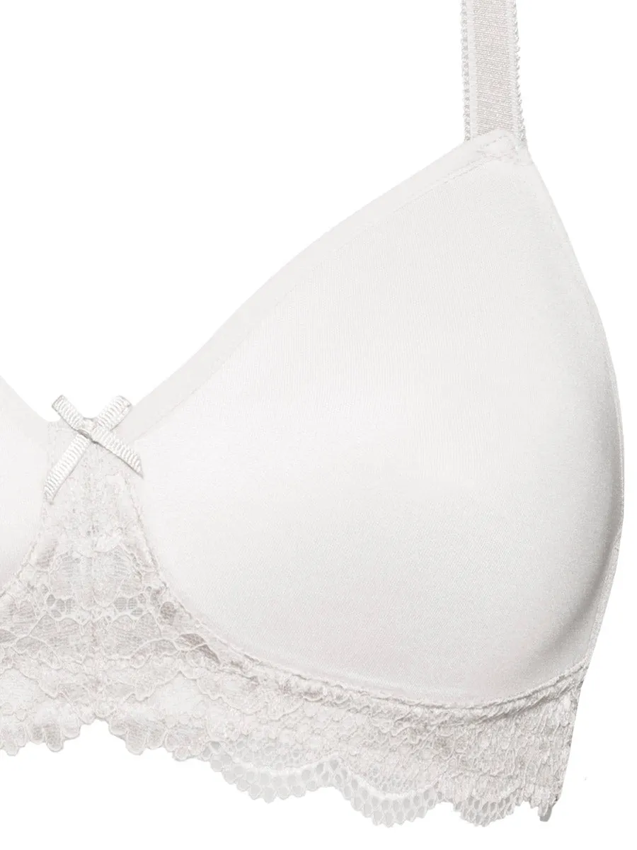 Si'èLei Wonder Lace 2456 reggiseno bianco senza ferretto