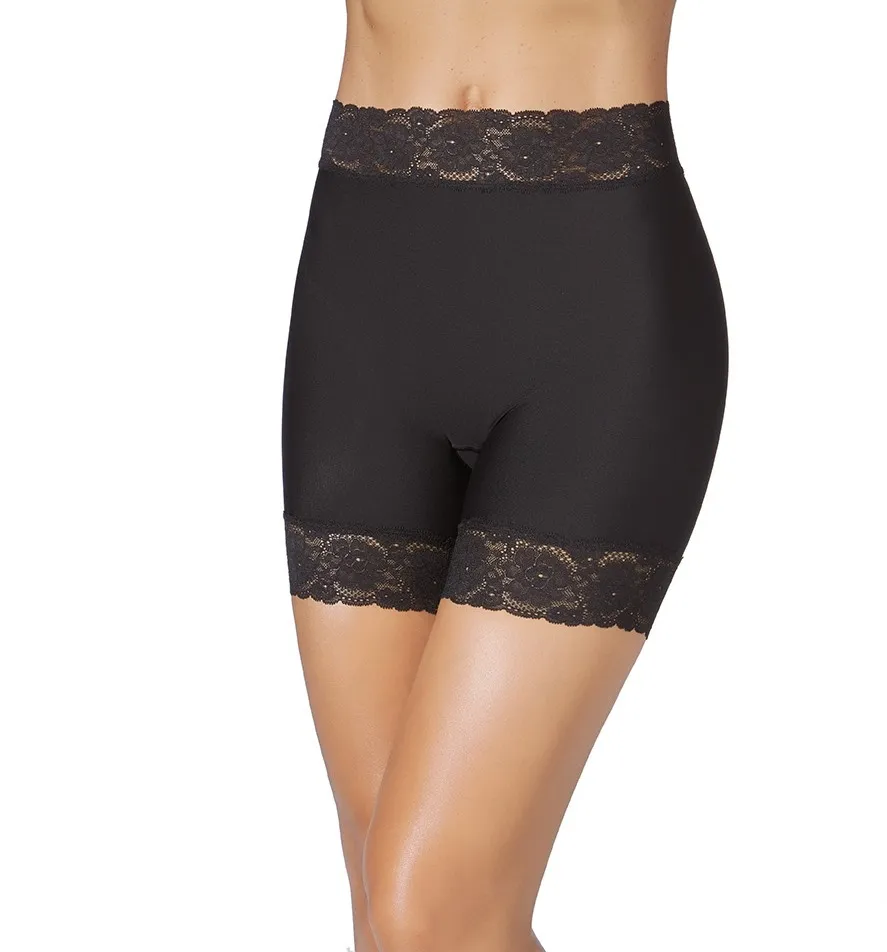 Janira Esencial Short slip microfibra con pizzo