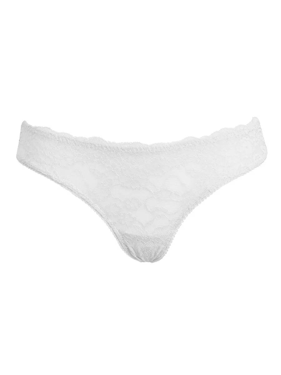 Si'èLei Allure 2675 slip bianco pizzo floreale