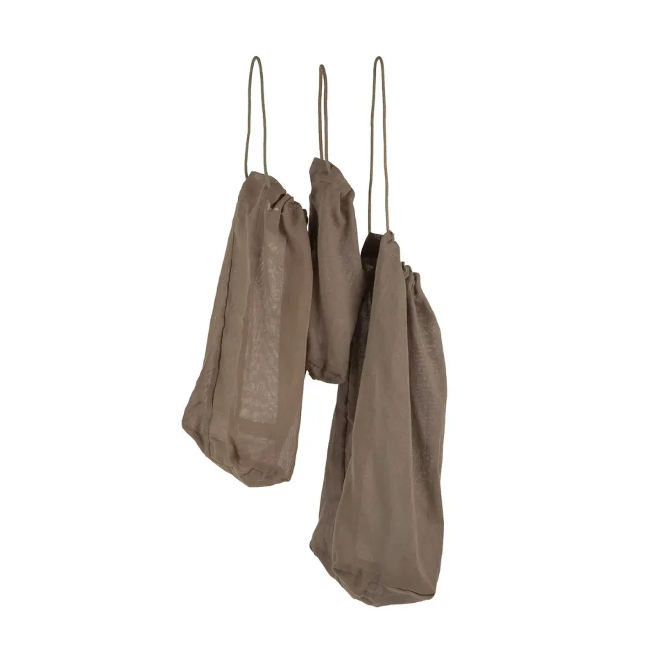 Casagin Cotone Biologico set borse riutilizzabili marrone 3pz