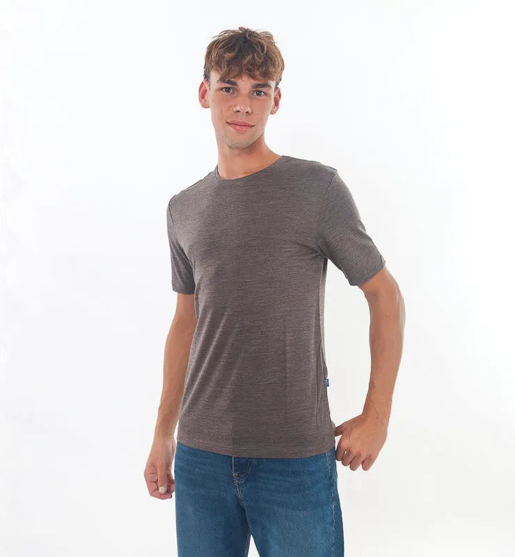 Casagin t-shirt uomo lana merino seta termoregolante