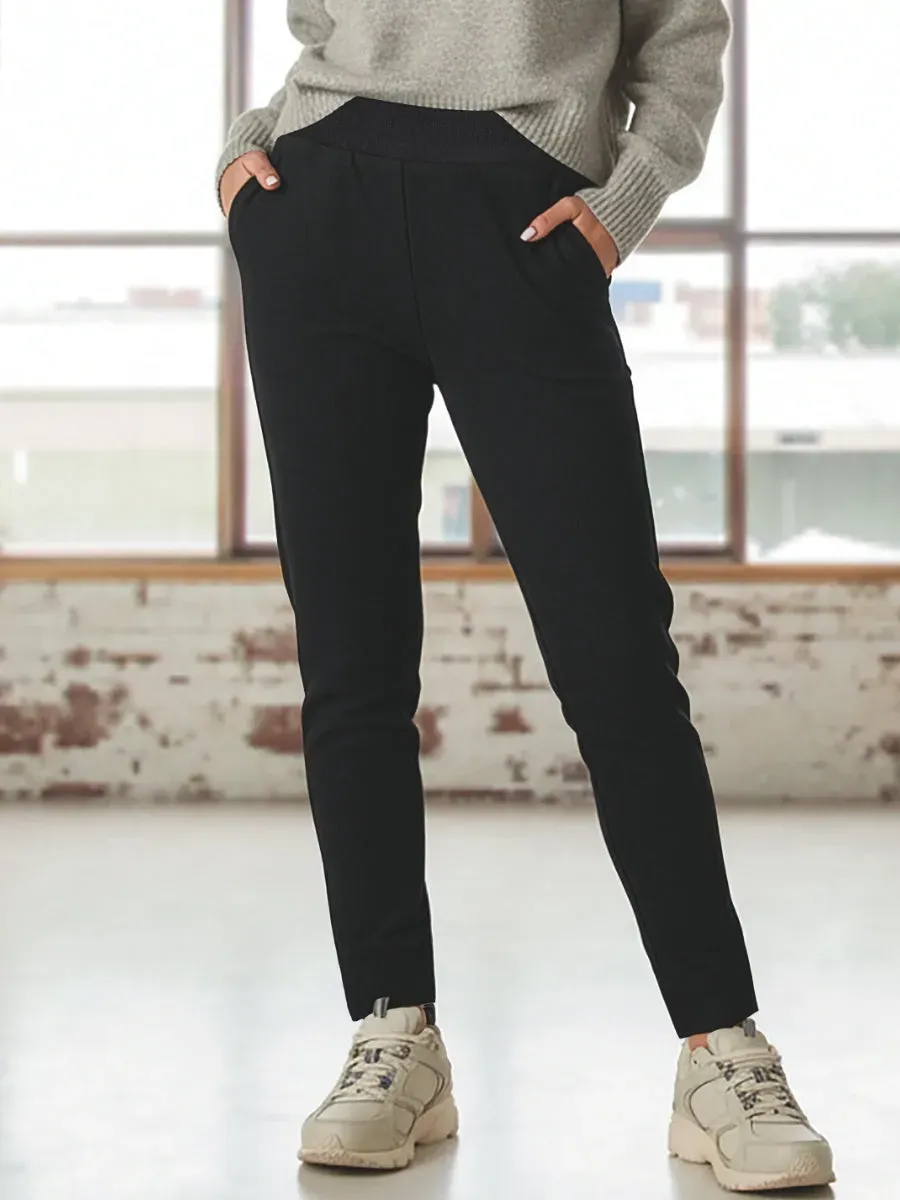 Si'èLei pantalone leggings con tasche elasticizzato