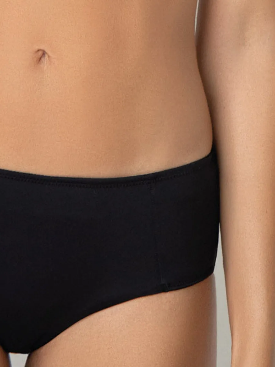 Si'èLei Plus 2545 slip donna nero microfibra