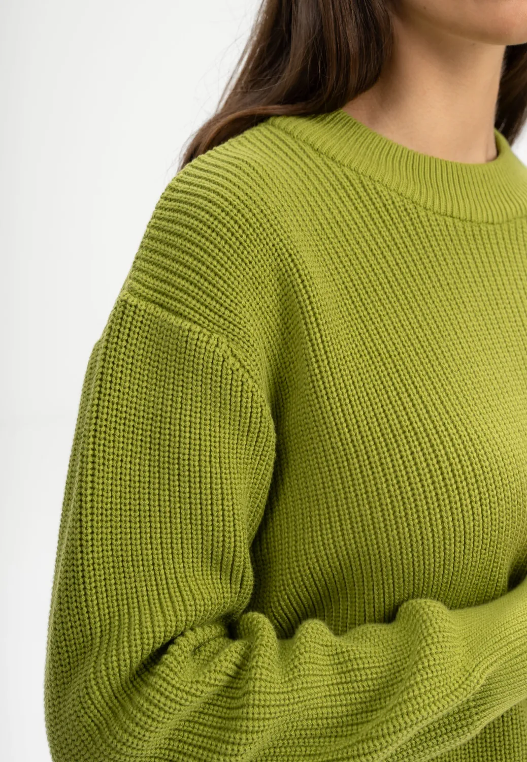 Casagin Cotone Organico Girocollo maglione Crema caldo