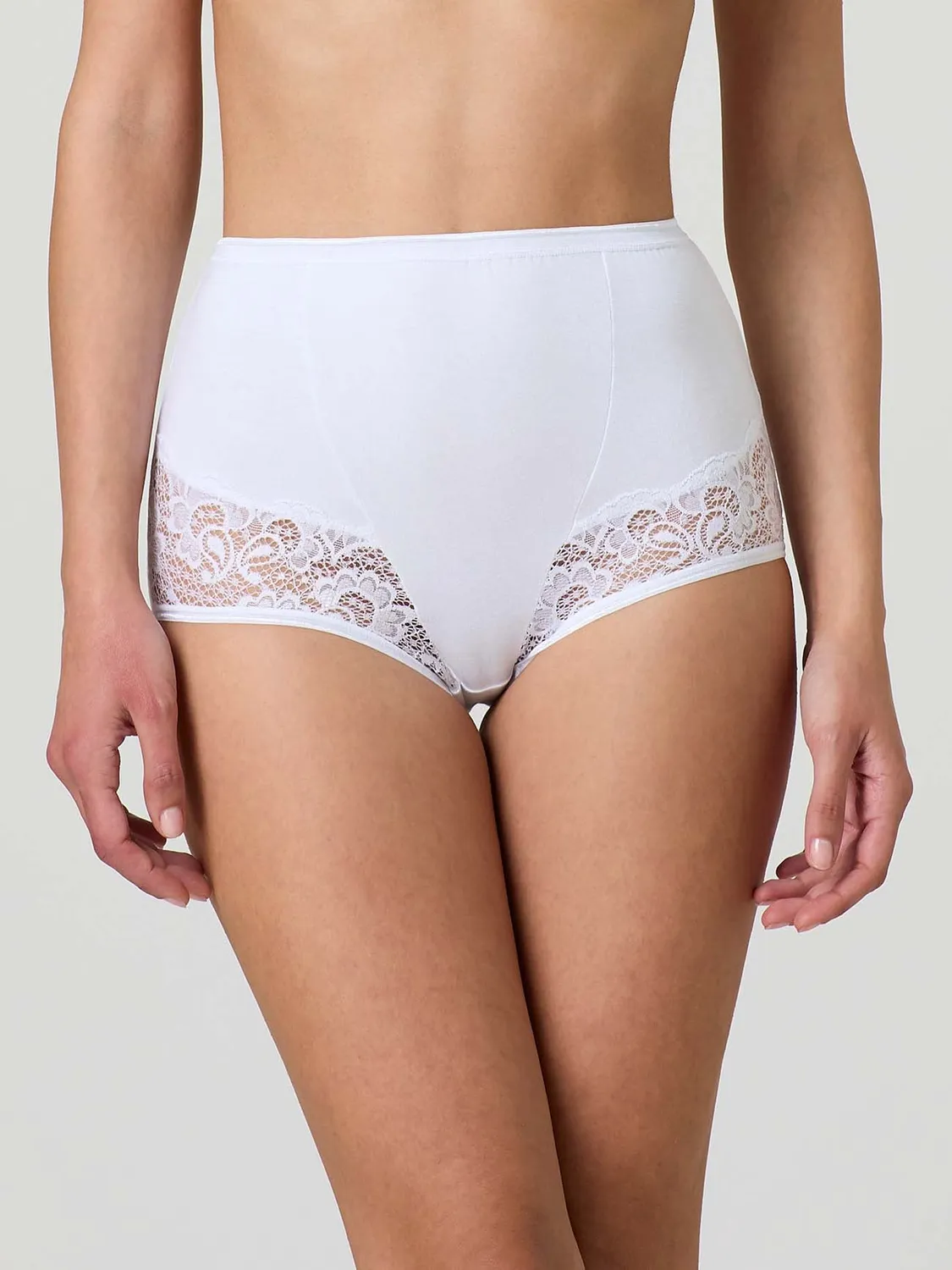 Jadea Basic 06 culotte cotone elasticizzato pizzo