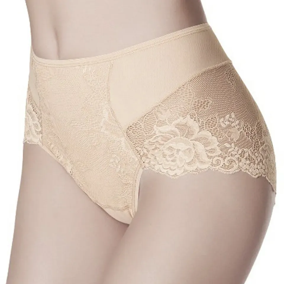 Janira Greta Carey slip pizzo floreale microfibra