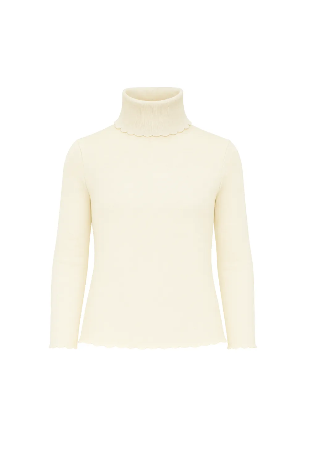 Rossoporpora Lupetto Cashmere Modal maglia bimba beige