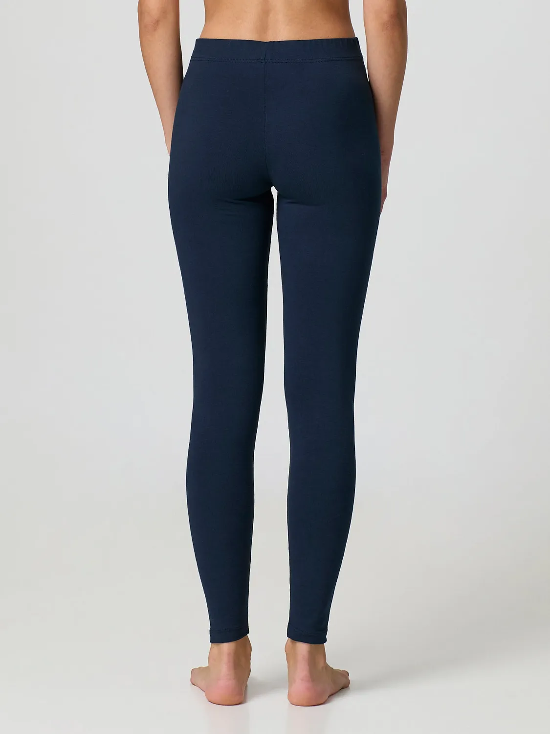 Jadea Basic 4800 leggings lunghi cotone nero coprente