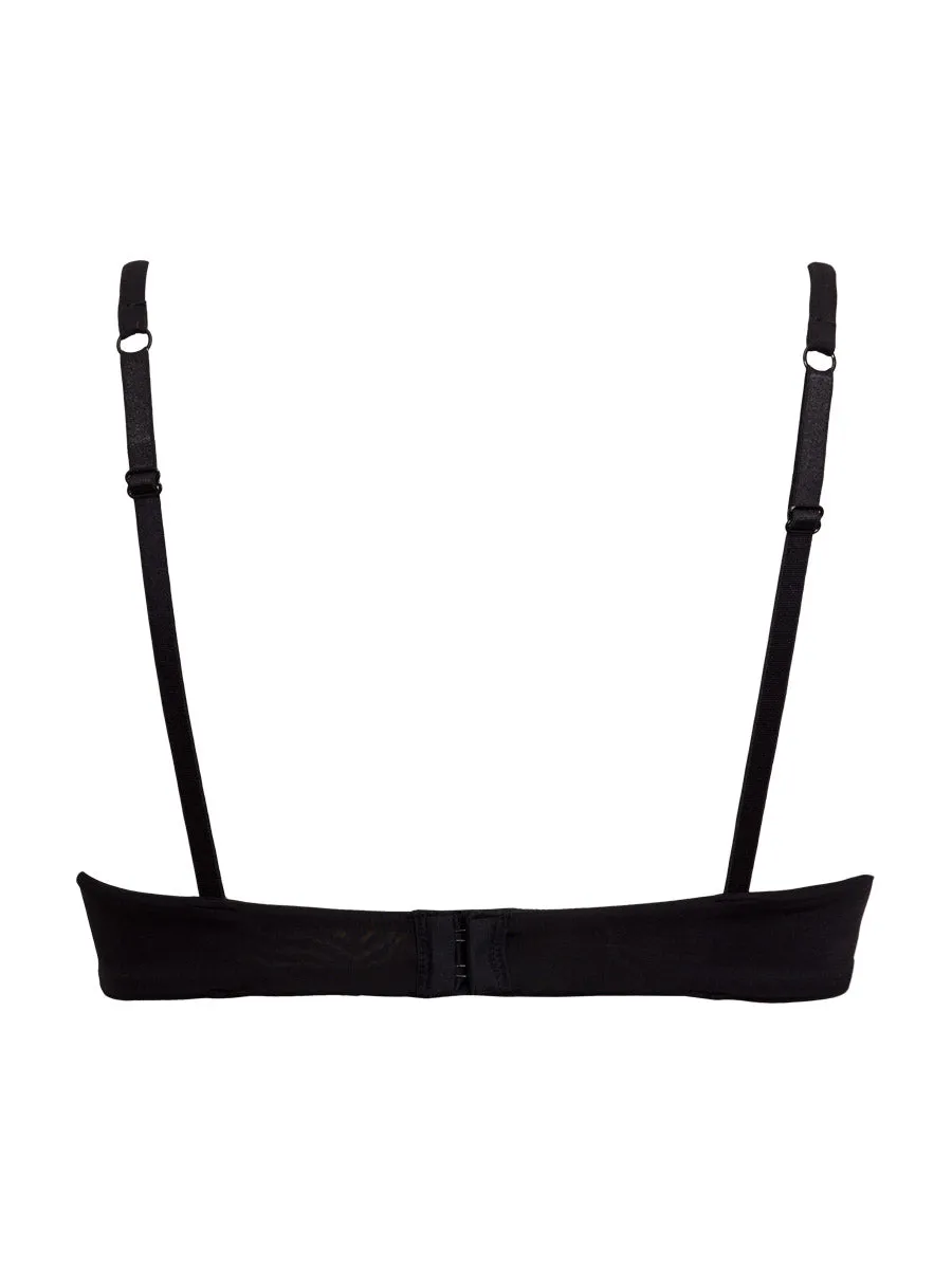 Si'èLei Fantastic 1556NEW reggiseno senza ferretto nero coppe graduate
