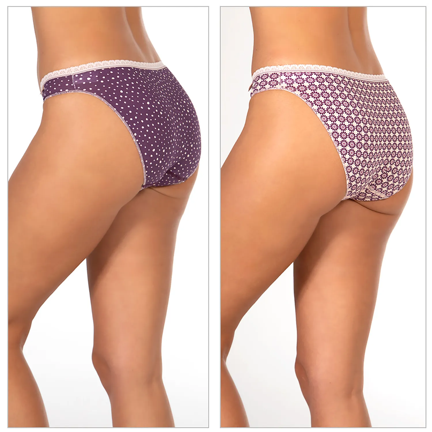 Janira Grape Flow mini slip 2 pezzi cotone