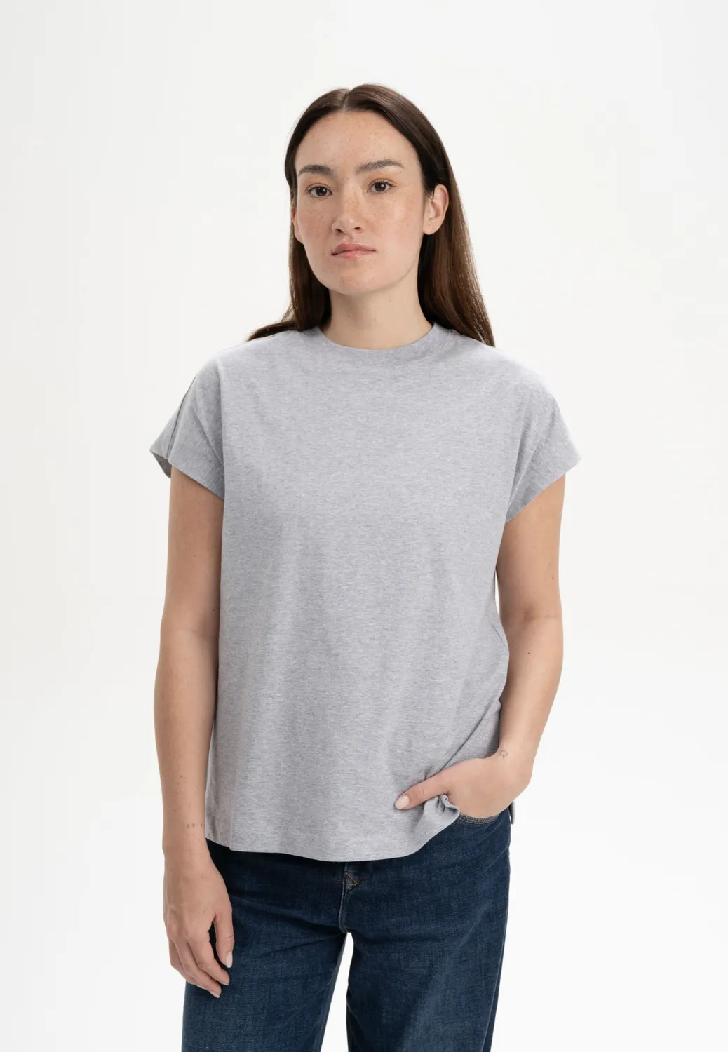 Casagin T-shirt Over Cotone Biologico Donna Bianco
