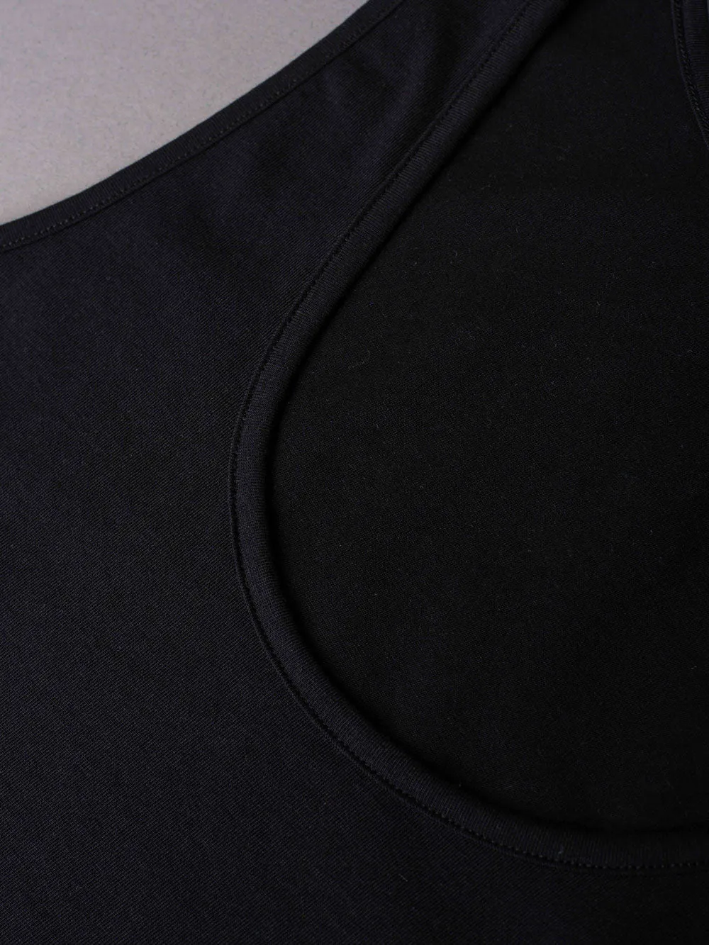 Si'èLei Natural Cotton 1438 canotta cotone bio nero