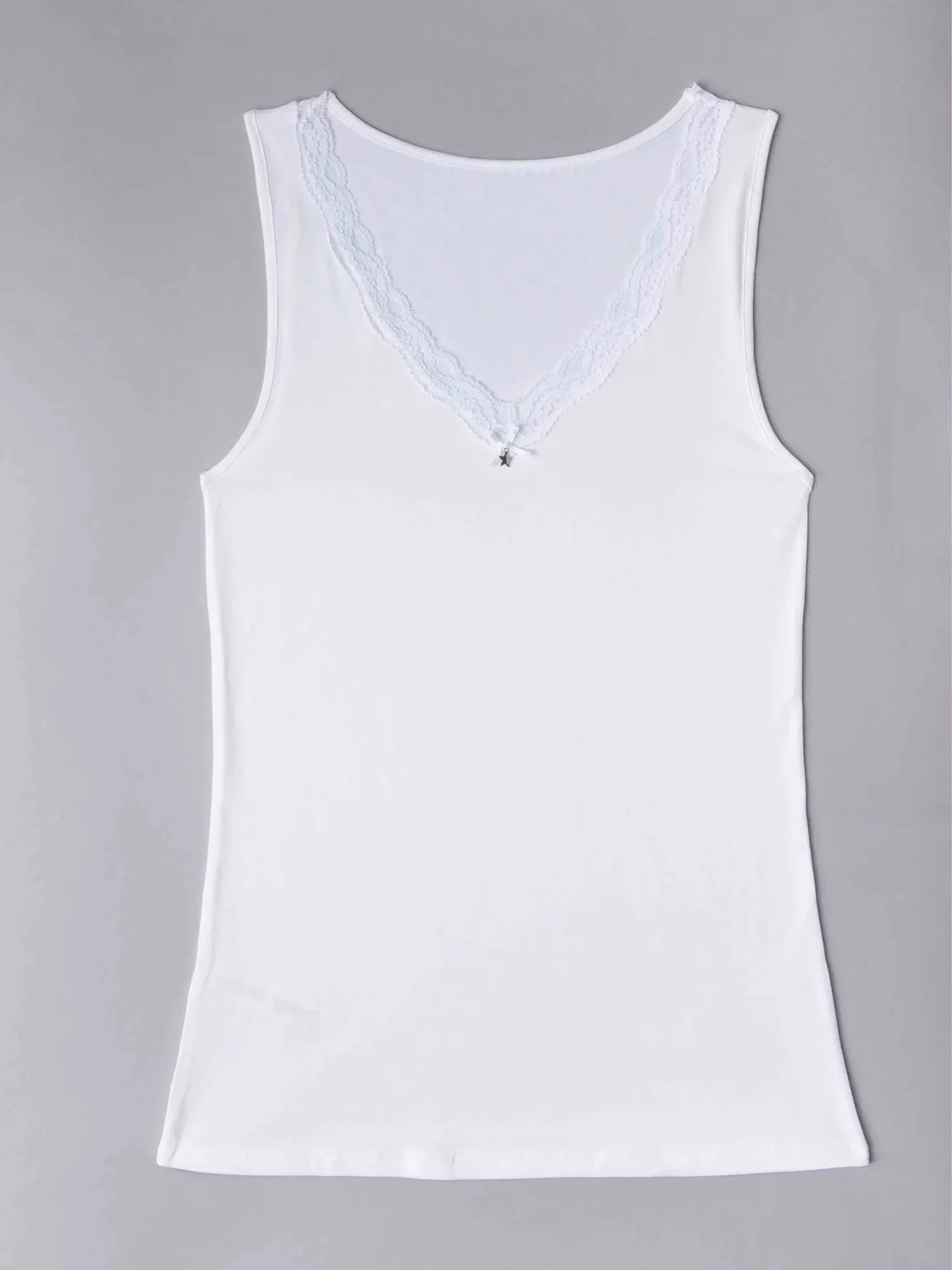 Si'èLei Natural Cotton 1436 canotta bianco cotone bio