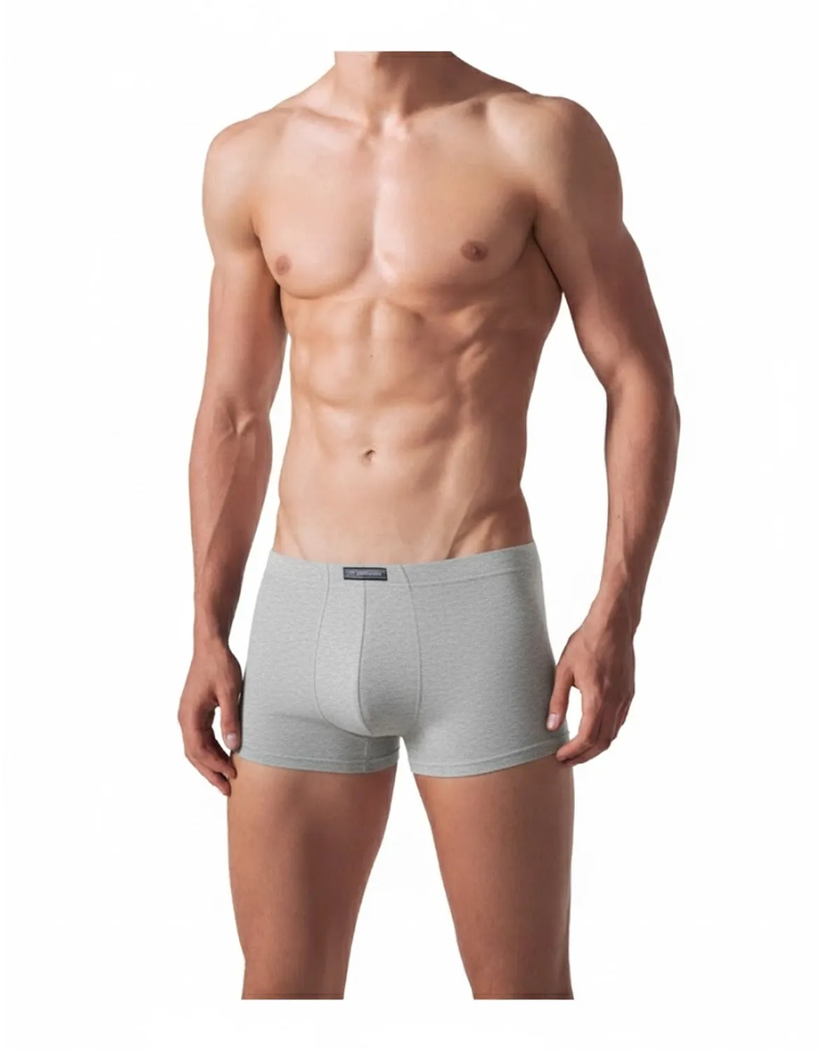 Rossoporpora Boxer Elastico Interno uomo cotone grigio