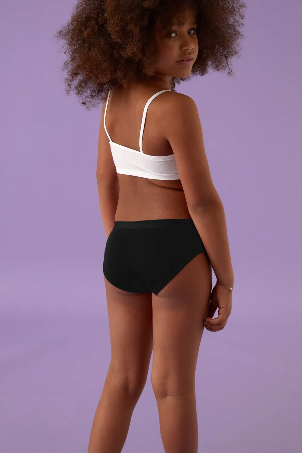 Jadea 176 slip bambina cotone traspirante bianco