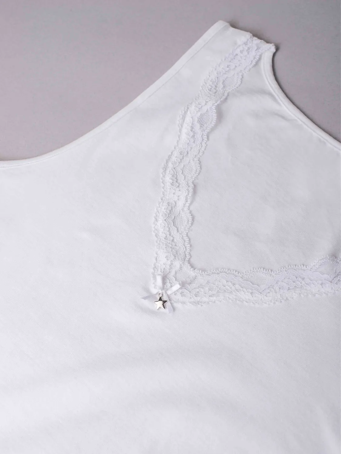 Si'èLei Natural Cotton 1436 canotta bianco cotone bio