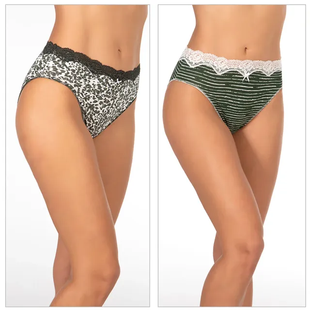 Janira Anilines slip midi 2 pezzi cotone