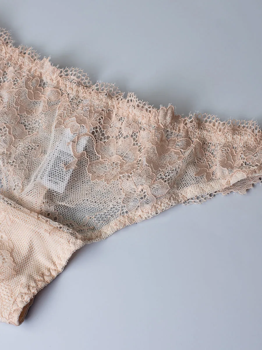 Si'èLei 2457 Brasiliana Slip in Pizzo Cipria