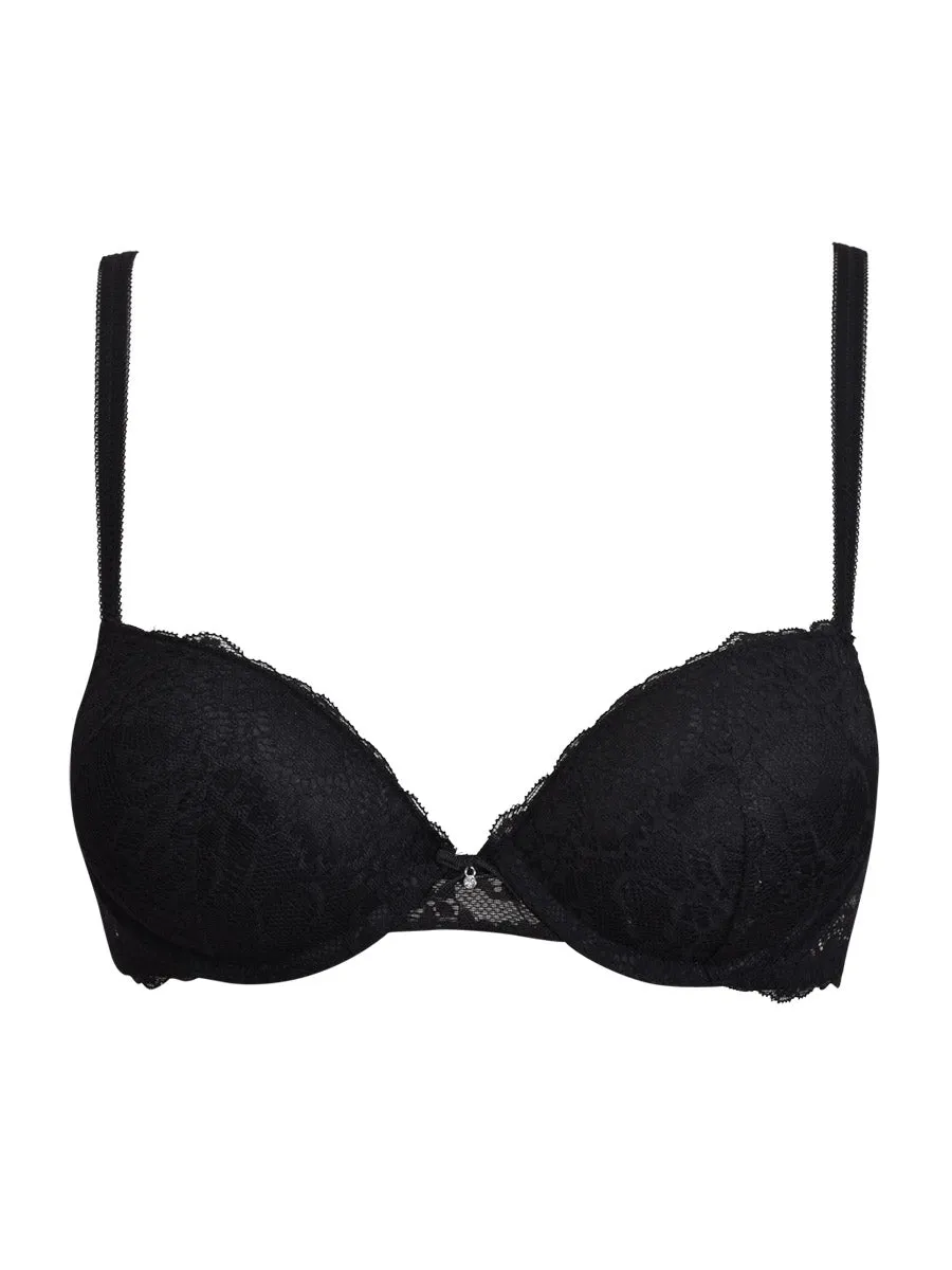 SièLei 2680 reggiseno push-up pizzo nero
