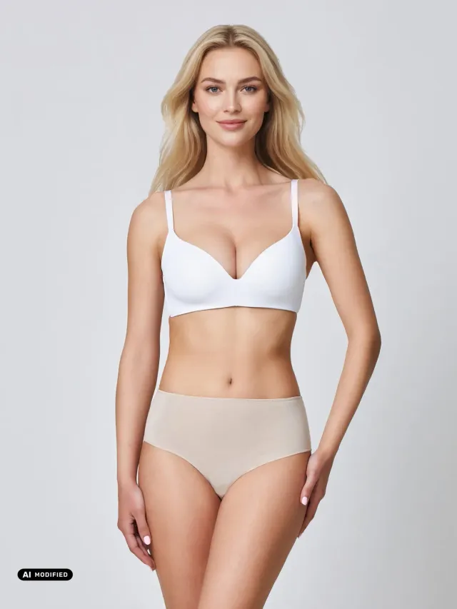 Jadea Basic slip midi ultralight cotone