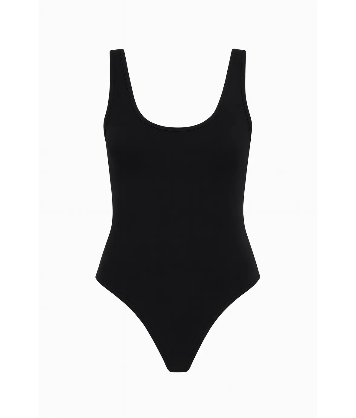 Rossoporpora Body Spalla Larga Cotone Bianco Donna