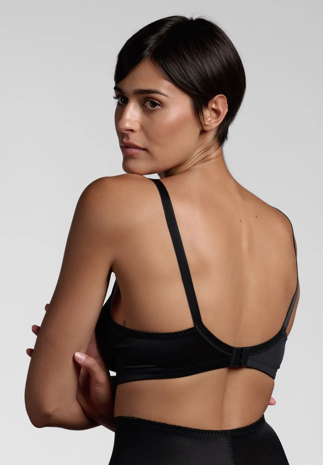 Lepel Rita Classic reggiseno senza ferretto nero cotone