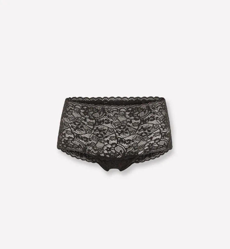 Casagin Culotte Pizzo slip donna biodegradabile nero L-XL
