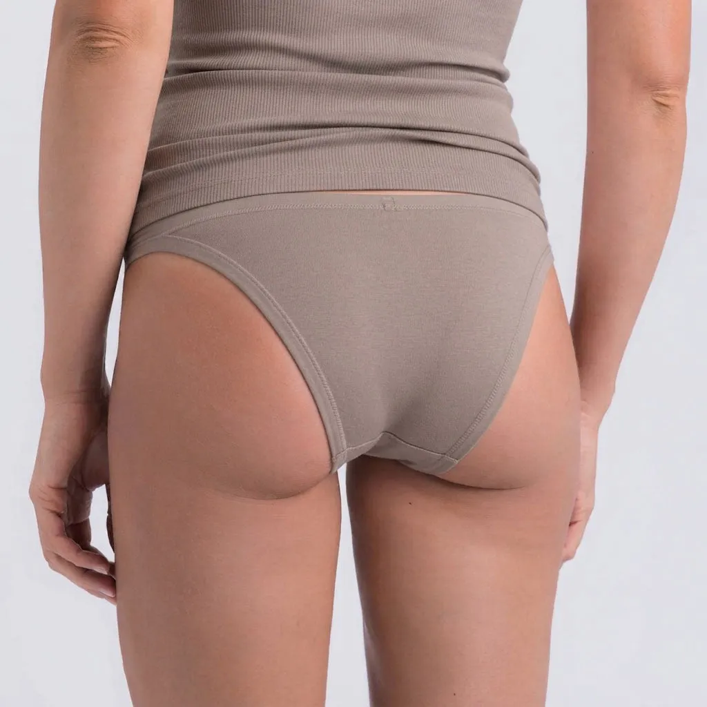 Casagin Tencel slip tanga bianco 2a traspirante