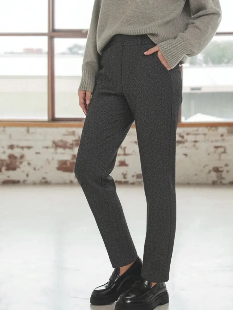 Si'èLei LG19 pantalone antracite elasticizzato sigaretta