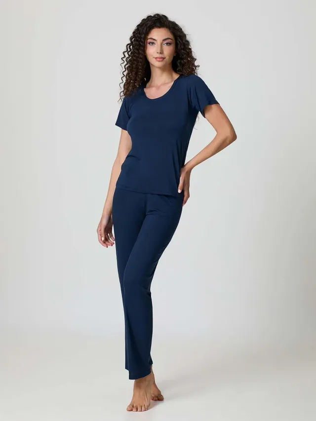 Jadea 3189 Pantalone Relax Micromodal Fresco e Morbido