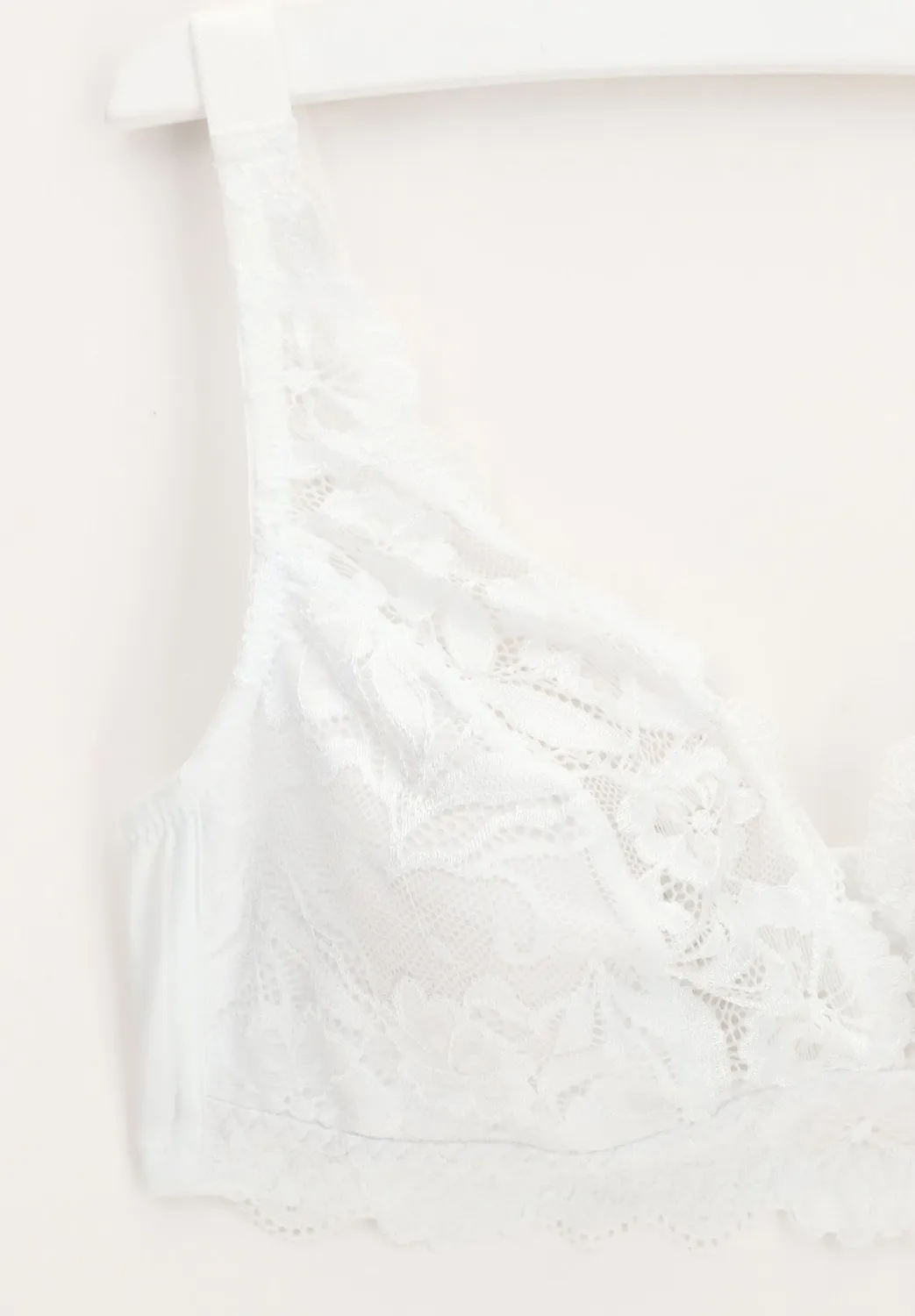 Lepel Belseno Pizzo 259 reggiseno senza ferretto bianco cotone