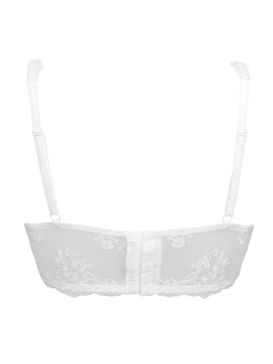 Si'èLei Glam 1944 Top Bianco Latte con Ferretto