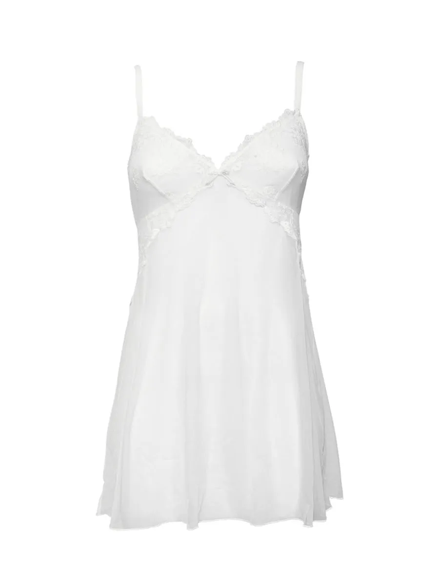 Si'èLei Glam 1952 sottoveste parigina bianco latte tulle