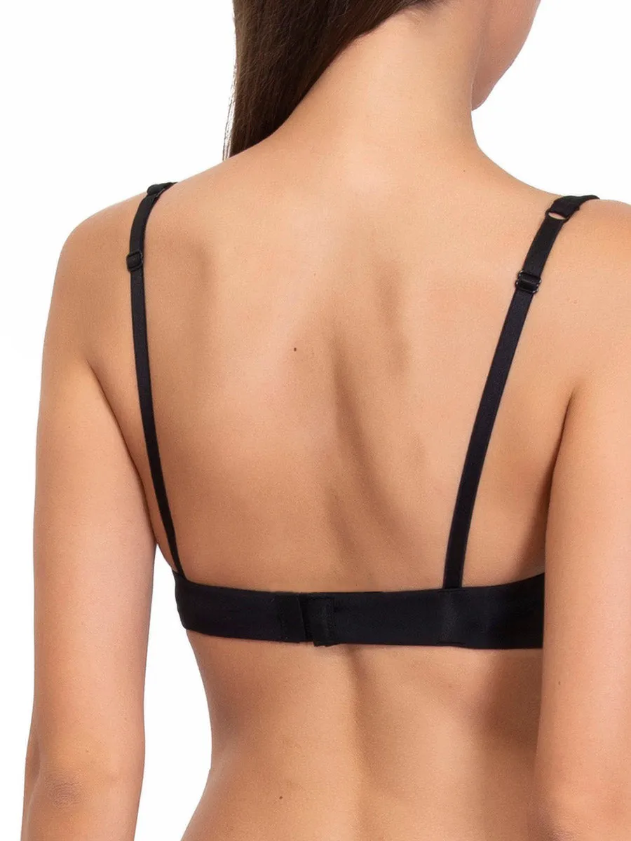 Si'èLei Fantastic 1556NEW reggiseno senza ferretto nero coppe graduate