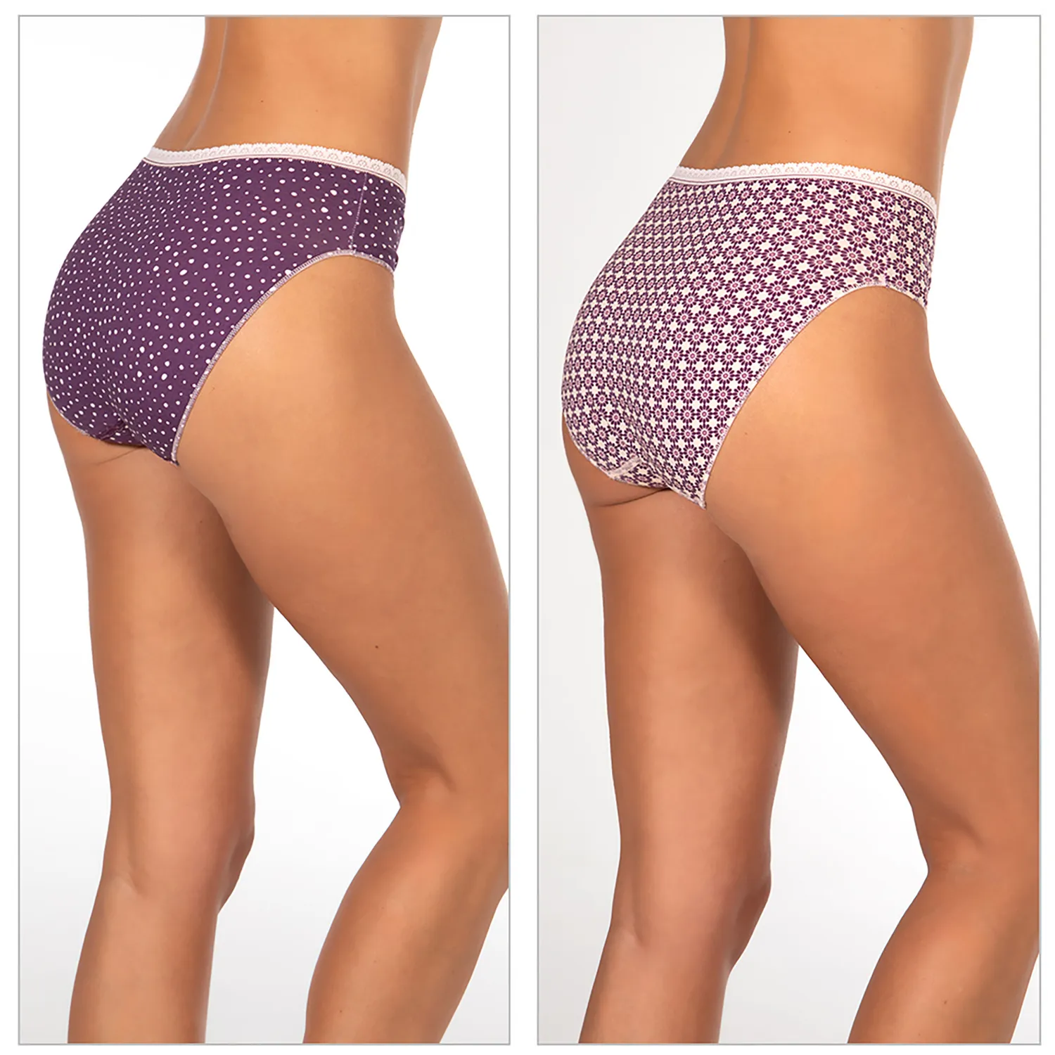 Janira Grape Flow slip brasiliana 2 pezzi fantasia uva