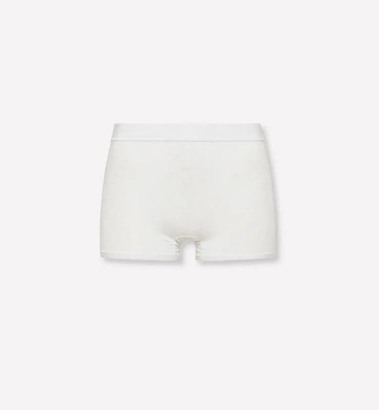 Casagin Slip culotte maxi Tencel bianco sportivo 2a-5a
