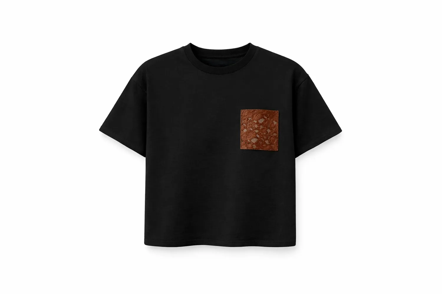 Rossoporpora T-shirt Donna Manica Corta Taschino Macramè
