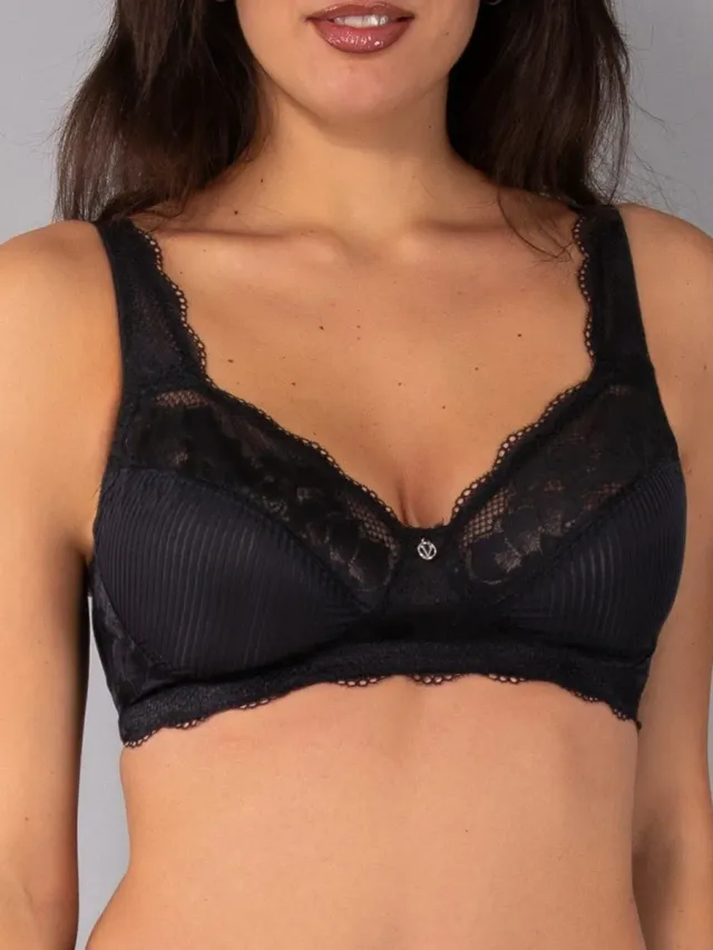 Si'èLei Armony Verde Veronica AR10 reggiseno nero senza ferretto