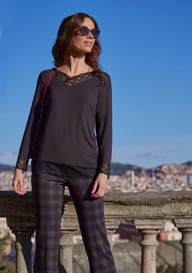 Janira Renata Maglia Intima Manica Lunga Cotone