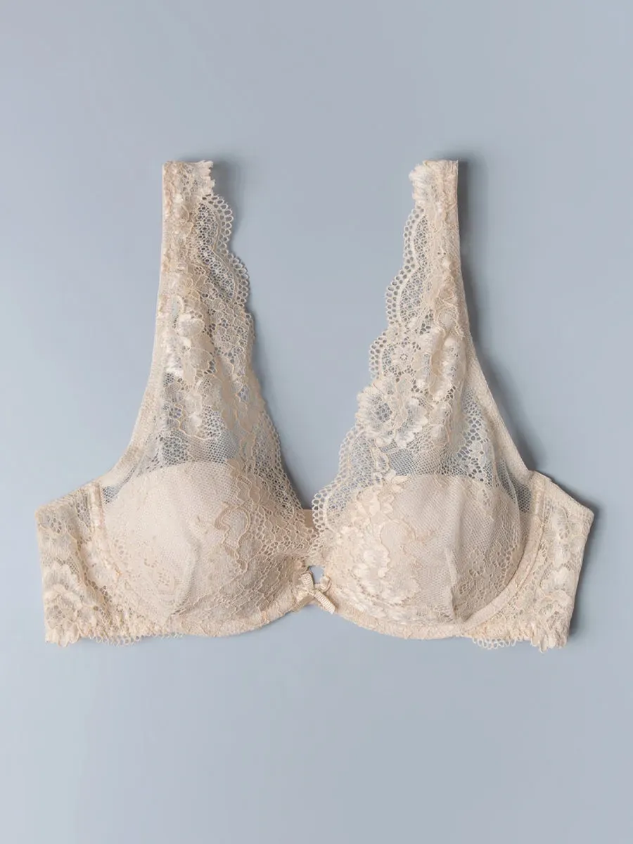 Si'èLei Wonder Lace 2451 bralette cipria in pizzo
