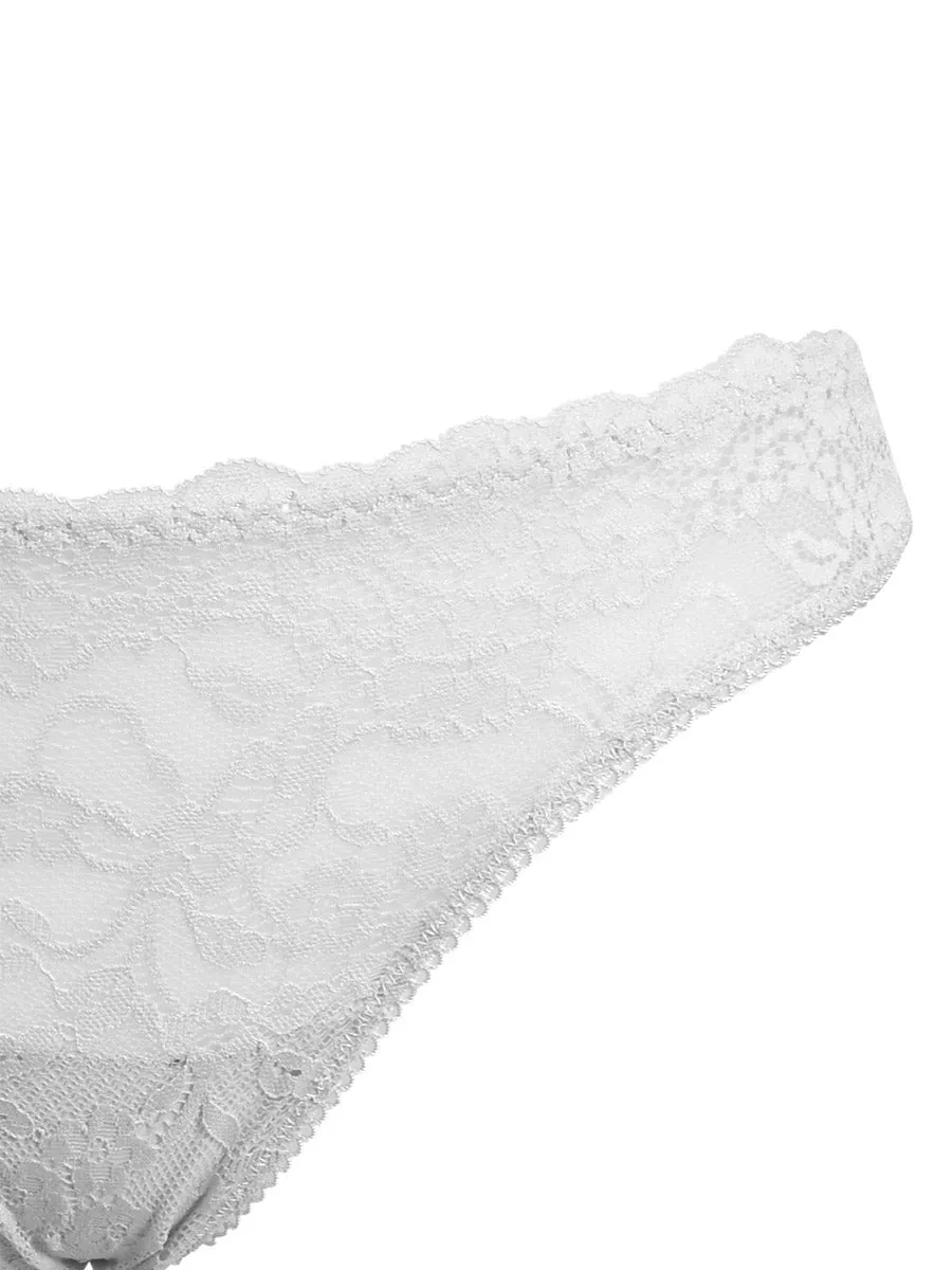 Si'èLei Allure 2673 Perizoma Bianco in Pizzo