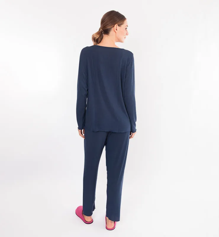 Casagin Tencel Cashmere pigiama manica lunga conchiglia termoregolante