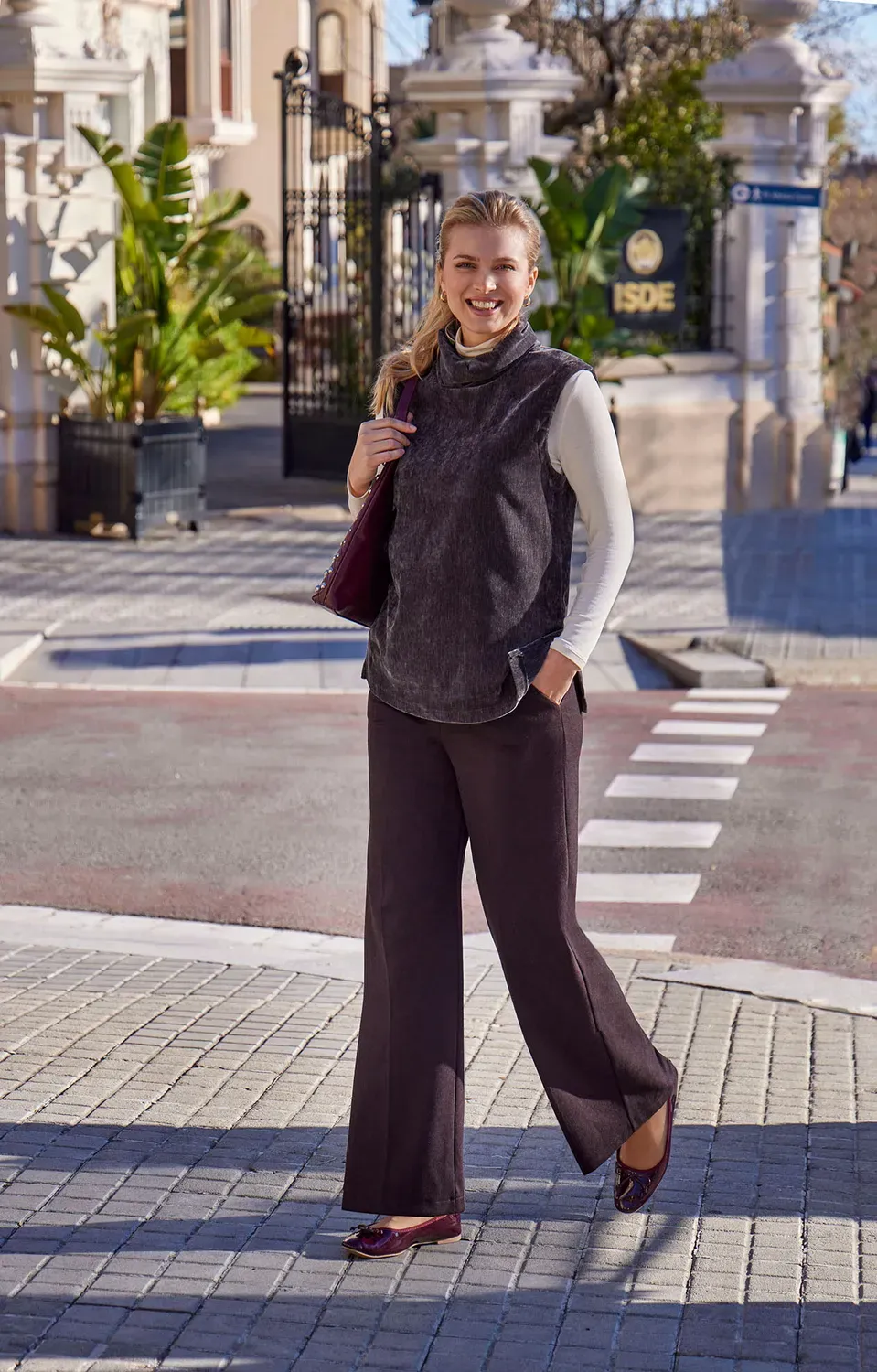Janira Spiga Tweed Slip Donna Effetto Caldo