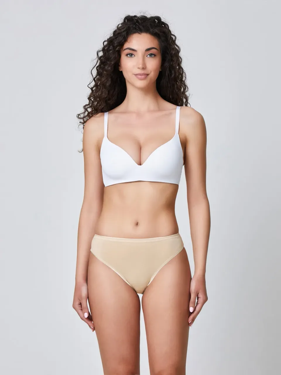 Jadea 7001 Slip Cotone Elasticizzato 3 Pezzi Comfort