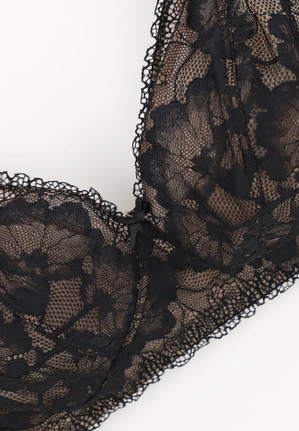 Lepel Belseno Romance 700 reggiseno senza ferretto nero pizzo